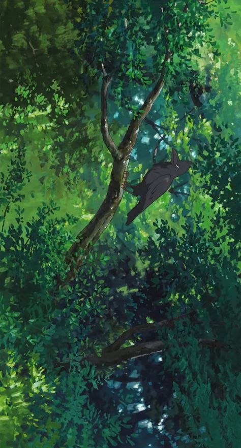 Ghibli Tree, Environment Study, Background References, Ghibli Studio, Scene Background, Ghibli Art, Anime Hoodie, Anime Aesthetic, Dress Formal