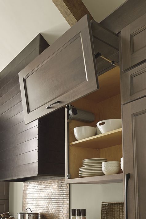 Our Bi-fold Cabinet Door Hinge for wall cabinets provides maximum interior accessibility; hinged, double high doors appear stacked, and open awning-style. Types Of Cabinet Doors, Kitchen Cabinets Hinges, Diy Cabinet Doors, Hinges For Cabinets, Smitten Kitchen, Kitchen Ceiling, Garage Cabinets, Types Of Cabinets, Kitchen Cabinet Organization