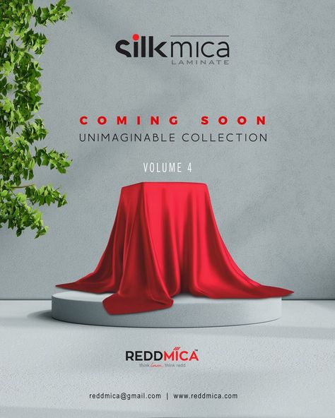 Coming soon Unimaginable Collection.....Volume:04.....Silkmica Laminate #reddmica #silkmica #reddwood #nexa #highfive #interior #interiordesign #interiordecor #interiorstyling #architecture #architecturedesign #homedesign #homedecor #homefurniture #laminatemanufacturer #furnituremakeover #HomesweetHome #design #laminate #trending #luxurylaminates #laminates #interiors #instagood #instapic #picoftheday #decorativesurface #homedecor #surfacedesign #decorating #newcollection New Launch Poster Design, New Collections Poster, Photography Mockup, Digital Advertising Design, Ads Creative Advertising Ideas, Social Media Branding Design, 광고 디자인, Cosmetic Packaging Design, Publicidad Creativa