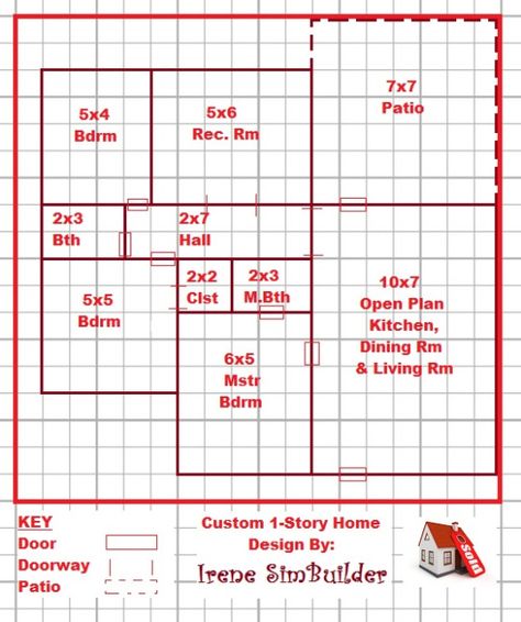 Sims 4 Base Game Floor Plans, Sims 4 Houses Layout Base Game, Sims 4 Floorplan Family House, Sims Freeplay House Ideas Floor Plans, Sims 4 Base Game House Layout, Sims Freeplay House Ideas Layout, Open Concept Kitchen Dining Room, Open Concept Kitchen Dining, Casas The Sims Freeplay