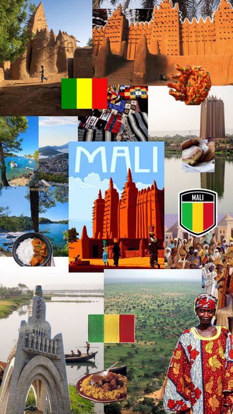 Mali Culture, Mali Flag, African Vibes, Aesthetic Country, Countries In Africa, Western Sahara, African Mudcloth, Top Places To Travel, Afrocentric Art