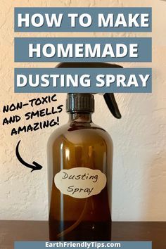 Natural Dusting Spray, Dusting Solution, Diy Dusting Spray, Homemade Dusting Spray, Diy Cleaning Spray, Natural Cleaner, Dusting Spray, Homemade Cleaning Supplies, Wood Cleaner