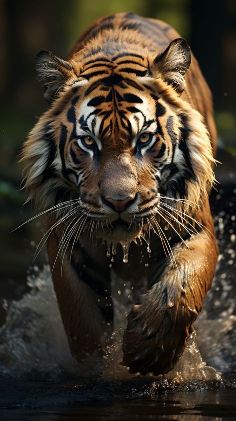 Real Tiger Photos, Picture Of Tiger, Tiger In Jungle, Tiger Pics, Tiger Icon, Tiger Photos, Tiger Hunting, Wilderness Animals, Tiger Photography