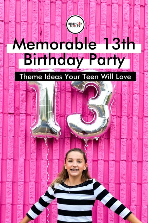 Cool 13th Birthday Party Ideas, 13 Birthday Party Ideas For Girls Theme, Teen Theme Party Ideas, 13 Party Ideas For Girls 13th Birthday, Diy 13th Birthday Decorations, Birthday Themes For 13th Birthday, 13th Birthday Ideas For A Girl, Girl 13th Birthday Party Ideas, 13th Birthday Sleepover Ideas