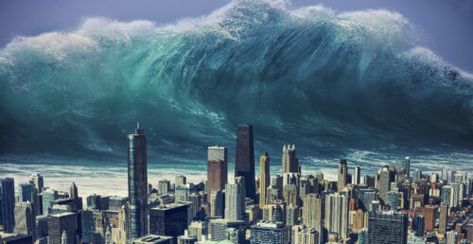 Tsunami Waves, California Coast, Vancouver Island, Natural Disasters, Solar System, Geography, New York Skyline, California, Stock Photos