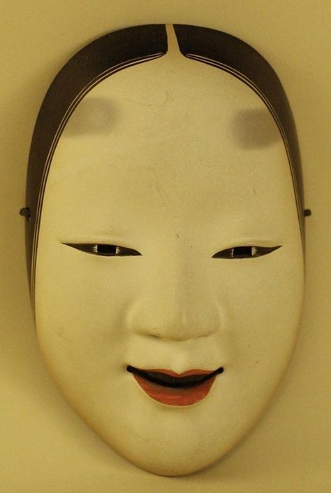 Okame Mask, Japanese Noh Mask, Theater Mask, Noh Theatre, Noh Mask, Theatre Masks, Japanese Mask, Oni Mask, Face Art Makeup