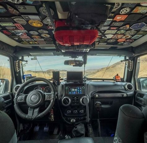 Jeep Headliner Ideas, 4x4 Interior, Truck Modifications, Overland Jeep, Jeep Wrangler Parts, Auto Jeep, Jeep Gear, Tactical Truck, Overland Gear