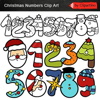 Christmas Numbers Printable, Doodle Numbers, Christmas Numbers, Number Illustration, Homemade Advent Calendars, Christmas Fonts Free, Creative Clips Clipart, Letter Folding, Christmas Font