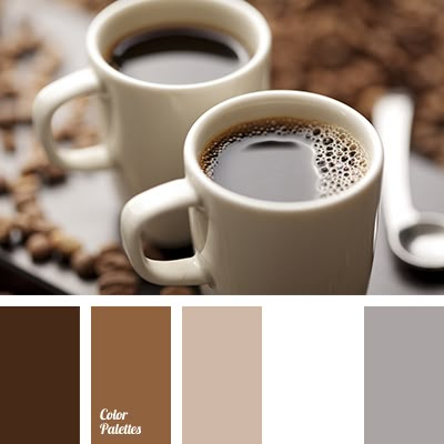 beige, chocolate, coffee beans, color combination, color of coffee, color of coffee with milk, color solution, dark brown, gray, light gray, selection of color, shades of chocolate, warm shades of beige, warm shades of brown, White Color Palettes. Apartment Color Schemes, Best Kitchen Colors, Trendy Kitchen Colors, Colors Inspiration, Wall Living Room, Kitchen Wall Colors, Kitchen Colour Schemes, Warm Palette, Inspiration Kitchen