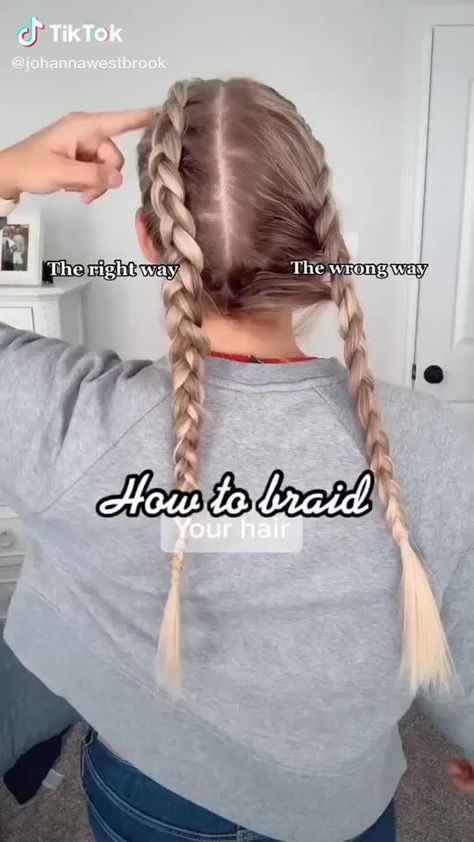 How To Braid, Hair Braid Videos, Peinados Fáciles Para Cabello Corto, Hair Stylies, Hair Up Styles, Hair Videos Tutorials, Hair Stylist Life, Easy Hairstyles For Long Hair, French Braid