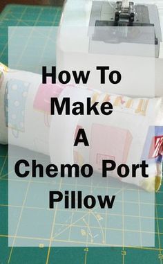 Make a chemo port pillow from fabric scraps! They are not only a nice gift for people going through chemo, but also something to donate to a local hospital. Charity Crafts, Chemo Port Pillow, Port Pillow, Chemo Port, Charity Sewing, Chemo Care Package, Chemo Care, Chemo Gifts, Easy Handmade Gifts