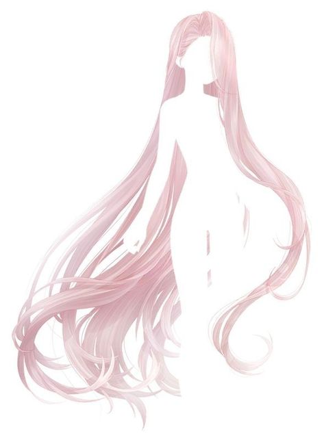 Long Hair Drawing, Girl Hair Drawing, Anime Long Hair, Pelo Anime, Drawing Hair Tutorial, Manga Hair, Rope Hair, Hair Sketch, Fantasy Hair