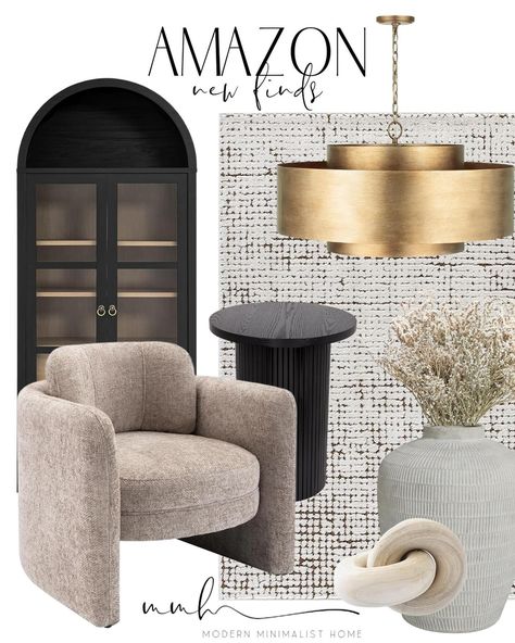 Sharing some of this weeks handpicked collection of sleek and modern home decor finds from Amazon. Im obsessed with these stunning coffee tables and the price point is so good! Also these modern living room and bedroom rugs have stolen my heart! They are the perfect balance of bold and neutral! I have over 400+ home inspiration decor finds from Amazon, Target, wayfair and more in my @shop.ltk. Just head to the link in my bio for more home decor inspiration. SHOP THIS POST👇🏻 Follow then Comm... The Hilary Style Interior Design, Amazon Finds Living Room, Moody Modern Farmhouse Living Room, Coffee Living Room Ideas, Cozy Moody Modern Living Room, Neutral Sitting Room Ideas, Inspired Modern Living Room, Modern Spanish Style Decor, Modern Home Decor Style