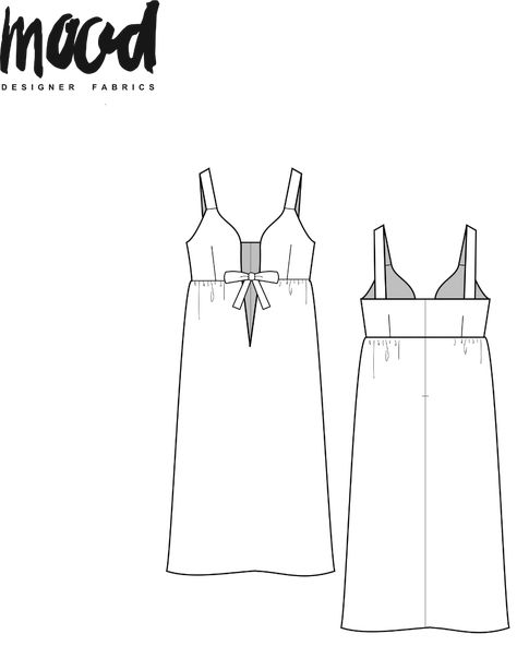 The Jarrah Dress - Free Sewing Pattern - Mood Sewciety Couture, Molde, Pattern Design Dress, Mood Sewciety, Sewing Patterns Free Women, Patterns For Fashion, Spring Sewing, Fabric Sewing Patterns, Dress Making Patterns