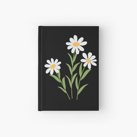 Get my art printed on awesome products. Support me at Redbubble #RBandME: https://www.redbubble.com/i/notebook/daisy-design-by-CKD3sign/154170081.RXH2R?asc=u Dairy Cover Design Ideas, Dairy Cover Design, Diary Design, Design Journal, Daisy Design, Quick Crafts, Journal Cover, Journal Design, Journal Covers