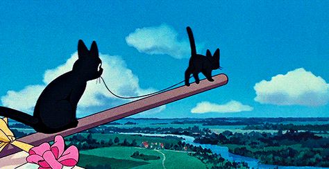 Cat Gif Wallpaper Pc, Studio Ghibli Cat Gif, Aesthetic Laptop Wallpaper Gifs, Studio Ghibli Gifs Aesthetic, Studio Ghibli Art Pfp, Horizontal Gifs Cute, Discord Banner Gif Studio Ghibli, Google Wallpaper Backgrounds Laptop Gif, Pc Wallpaper Anime Gif Ghibli