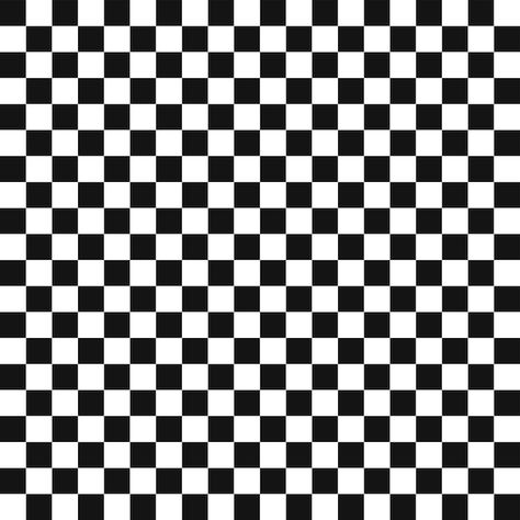 Vector black and white checkered seamles... | Premium Vector #Freepik #vector #checkered #check-background #square-pattern #square-texture Optical Art, For Wallpaper, Checkerboard Pattern, Seamless Pattern Vector, Free Clip Art, Cute Images, Checkered Pattern, Op Art, Optical Illusions