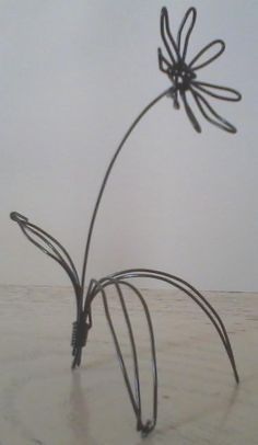 Barbed Wire Art, Art Fil, Wire Sculptures, Wire Ornaments, Hanger Crafts, Wire Art Sculpture, Wire Diy, Art Wire, Bijoux Fil Aluminium