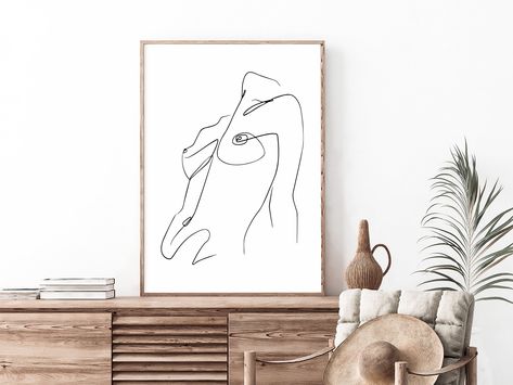 Nude Line Drawing | Erotic Nudity Art | Sexy Female Line Art Print | Nude Print | Nude Prints | Sexy Feminine Line Drawing Print | Feminist Female Line Art, Female Wall Art, Line Art Print, Wall Art Abstract, Drawing Prints, Minimalist Prints, Art Print Set, Line Drawing, Line Art