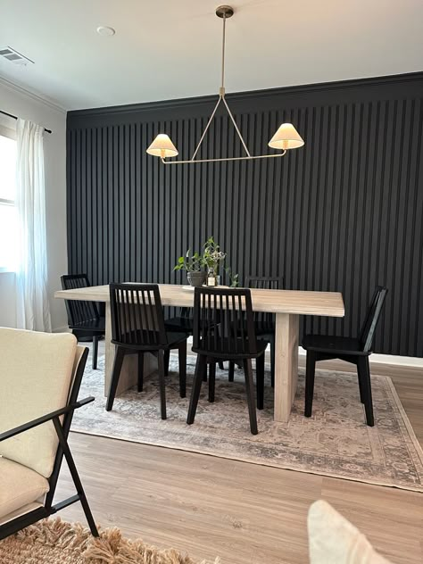 Organic Modern Dining, Dining Room Feature Wall, Cozy Living Room Decor Ideas, Game Room Ideas, Accent Wall In Kitchen, Cozy Living Room Decor, Dining Room Accent Wall, Minecraft Basement, Dining Room Accents