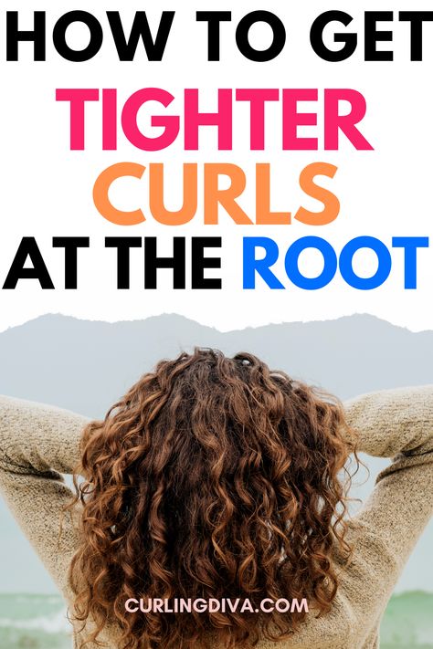 How To Curl Hair From The Root, Haircuts To Enhance Curls, Enhancing Natural Curls, Managing Curly Hair, How To Get Curls At The Root, How To Lift Roots Curly Hair, How To Set Curly Hair, Root Lift For Curly Hair, How To Get Your Hair To Curl At The Roots