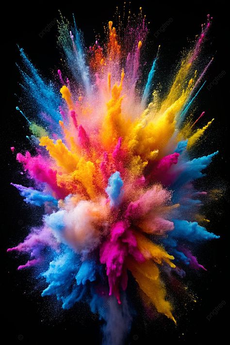 Download this HD wallpaper of Colorful Powder Explosion Against Black Backdrop Background. You can download more Colorful Powder Explosion Against Black Backdrop Background, Powder Explosion Burst, Explosion, Colorful Explosion wallpaper photos for totally free and use as phone wallpapers. | 15560398 Explosion Of Colors, Explosion Wallpaper, Light Explosion, Colorful Explosion, Paint Explosion, Powder Explosion, Colour Explosion, Color Wars, Inktober 2024