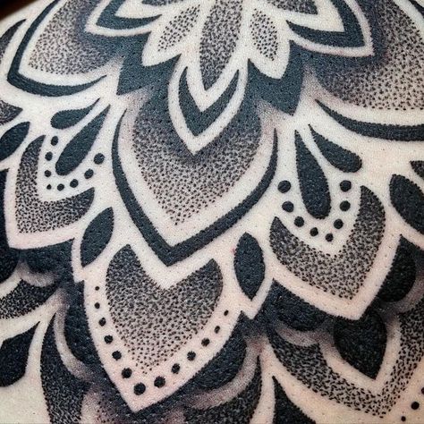 Sacred Geometry Dotwork Tattoo, Tattoo Close Up, Dotted Shading Tattoo, Dotting Tattoo Design, Stipple Mandala Tattoo, Stippling Shading Tattoo, Dotted Mandala Tattoo, Stipple Tattoo Design, Mandala Dot Tattoo