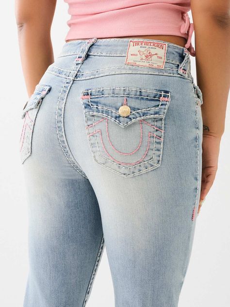 BILLIE MID RISE SUPER T STRAIGHT JEAN Shea Elyse Instagram, Online Stores To Shop At For Clothes, Where To Find Flared Jeans, True Religion Set, True Religion Jeans Flare, True Religion Jeans Pink Stitching, Cute Boot Cut Jeans, Cute Jeans For School, Judith Grimes Aesthetic