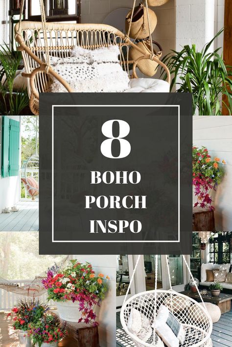 Fromt Porch Ideas, Summer Porch Decor Front Entry, Boho Front Porch, Bohemian Porch, Coastal Farmhouse Bedroom, Boho Porch, Spring Front Porch Decor, Winter Porch Decor, Resort Decor