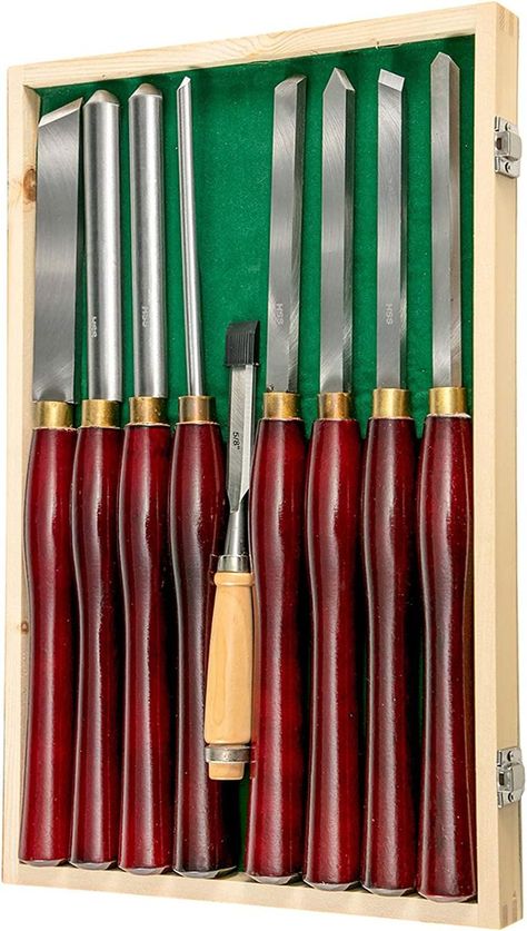 woodworking tools woodworkingtools woodtools carpentry mechanicaltools homeimprovement Storage For Wood, Lathe Chisels, Carving Furniture, Woodworking Lathe, Best Woodworking Tools, Cnc Milling Machine, Chisel Set, Cnc Milling, Cnc Mill