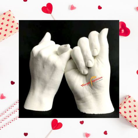 Get flat 10%off....This valentine day gift your loved ones something special. Freeze the moment and cherish it for lifetime.... To book your appointment call 9971781300 (Home Visit Available ) #3dhandcasting #3dcasting #valentinedayoffer #love #Luxurygifting #impressions #Couple #couplegoals #anniversarygifts #weddingideas #delhi #noida #gurgaon #vinayakimpression Couple Casting Ideas, Couples Hand Casting Ideas, Couples Hand Mold Ideas, Hand Molding Ideas For Couples, Hand Molding Ideas, Hand Casting Ideas Couple, Plaster Ideas, Mains Couple, Plaster Hands