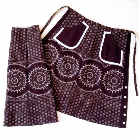 Makoti Attire Xhosa, Xhosa Makoti Outfits Shweshwe, Seshweshwe Skirts, Xhosa Skirt, Xhosa Makoti Outfits, Makoti Attire, Shweshwe Dresses For Makoti, Paneled Skirt Pattern, Sotho Traditional Dresses