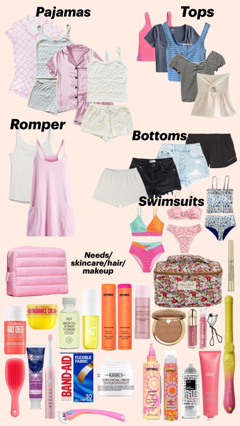 VACATION PACKING LIST!!! #ideas #fyp #preppy #vacay #clothes #skincare #makeup Skincare Packing List, Packing List Preppy, Vacation Beauty Prep, Preppy Packing List, What To Pack For Florida, Florida Packing List, Vacay Clothes, Packing List Ideas, Vacation Packing Checklist