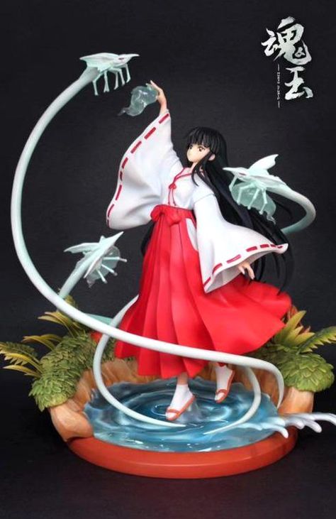 Inuyasha Figures, Inuyasha Kikyo, Inuyasha And Kikyo, Rumiko Takahashi, Shojo Anime, Action Figure Collection, Anime Kimono, Anime Group, 3d Printed Objects