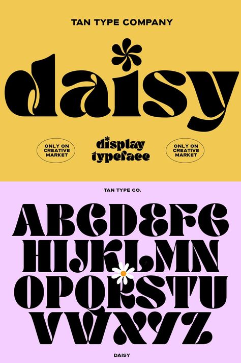 TAN - DAISY, Fonts Peta Pikiran, Cute Fonts Alphabet, Fonts Dafont, Dafont Fonts, Typographie Logo, Alphabet Graffiti, Alfabet Font, Fonts Tattoo, Fonts Canva