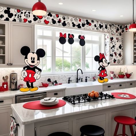 The Boss Mickey Disney Kitchen Ideas, Disney Bedroom Ideas For Adults, Disney Bedroom Ideas, Bedroom Ideas For Adults, Disney Bedroom, Mickey Kitchen, Disney Bedrooms, Disney Furniture, Disney Kitchen