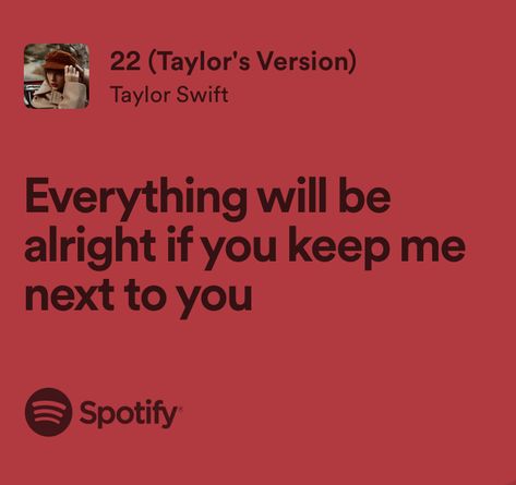 Red Taylor Lyrics, Taylor Swift Red Lyrics, Taylor Swift Love Songs, 22 Lyrics, Eras Aesthetic, Taylor Swift Red Album, 22 Taylor, Taylor Swift 22, Red Quotes