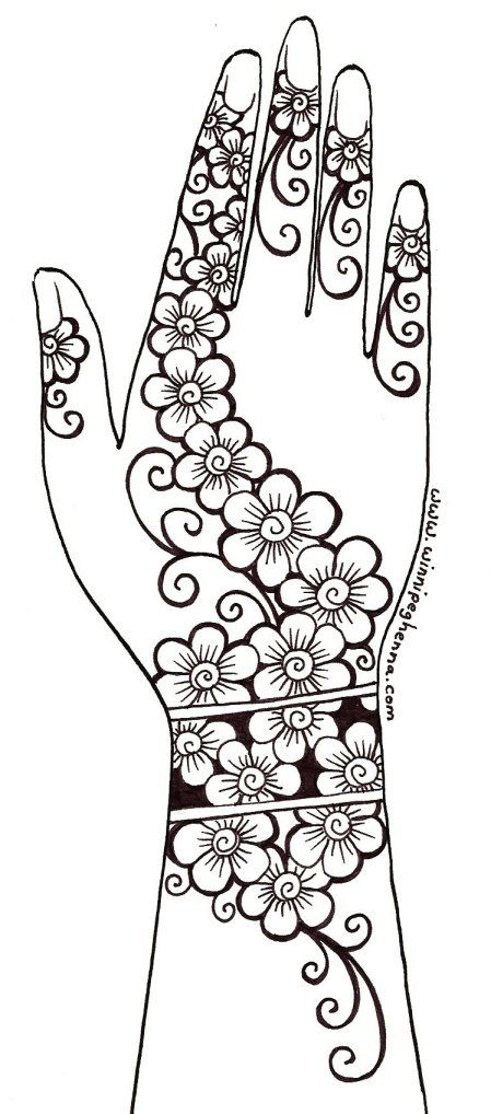 henna hand Colouring Pages, Henna Designs, Flowers, Henna, Coloring Pages, I Hope, Tools