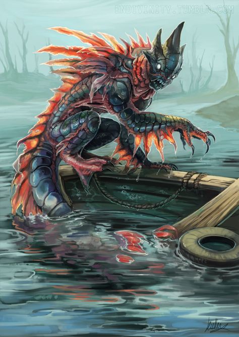 Mirelurk King, Sea Monster Art, Beast Creature, Humanoid Creatures, Fallout Art, Fantasy Beasts, Monster Concept Art, Alien Creatures, Manama