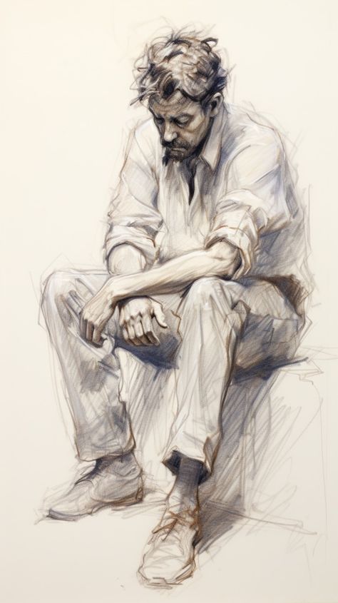 Croquis, Full Figure Portrait, Figurative Drawing Reference, Life Drawing Reference Male, Men Figure Reference, Life Drawing Sketches Human Figures, Art Poses Drawing Reference Real Life, Human Figure Reference Photography, Pose Reference Photo Full Body Dynamic