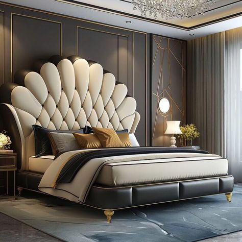 19 Stunning Modern Bedroom Ideas For a Fresh and Clean Look 26 Modern Wood Bed, Headboard Frame, Furniture For Bedroom, Round Bed, Bed Kids, Bed Double, Bed Modern, Bed Design Modern, Round Beds