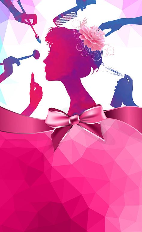 pink women's fashion makeup beauty poster design background material, Women's Fashion, Make Up, Pink, Background image Beauty Parlor Poster Background, Salon Images Beauty, Parlour Background Design, Parlour Background Images, Makeup Brochure Design, Parlour Wallpaper Design, Beauty Parlour Poster Design Ideas, Beauty Salon Posters Ideas, Salon Poster Design Beauty