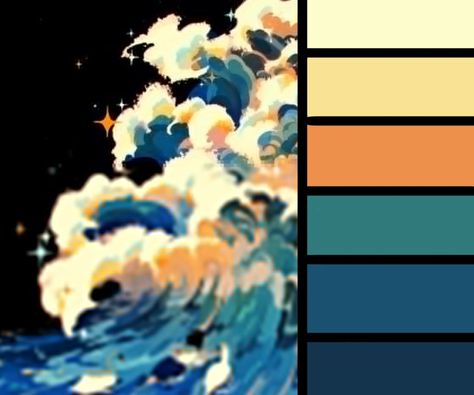 F2u Color Palletes, Blonde Color Palette Drawing, Polaroid Color Palette, Color Palette Art Challenge, Colour Palette Painting, Color Pallets Art Digital, Summer Orange Color Palette, Color Palette Tumblr, Fantasy Color Palette Concept Art