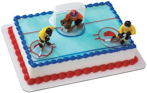 Hockey Cake, Hockey Cakes, Hockey Party, Buckwheat Cake, Hockey Birthday, Cake Decorating Set, Cake Kit, Cake Decorating Kits, Cake Supplies