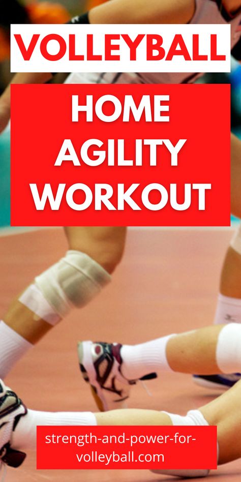 Volleyball Cardio Workout, Agility Workouts At Home, Volleyball Agility Workouts, Volleyball Agility Drills, Plyometric Workout For Volleyball, Volleyball Strength Training Workouts, Workout For Volleyball Players, Workouts For Volleyball Players, Volleyball Plyometrics