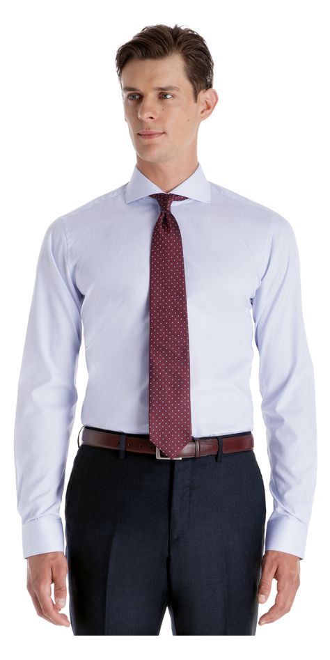 The Perfect Fit: Dress Shirts Formal Attire For Men 2x2 Picture, Blue Shirt Combination, Outfit With Tie, Office Wears, Mens Office Wear, Terno Slim, Formal Dresses For Men, Interview Dress, Gabriel Macht