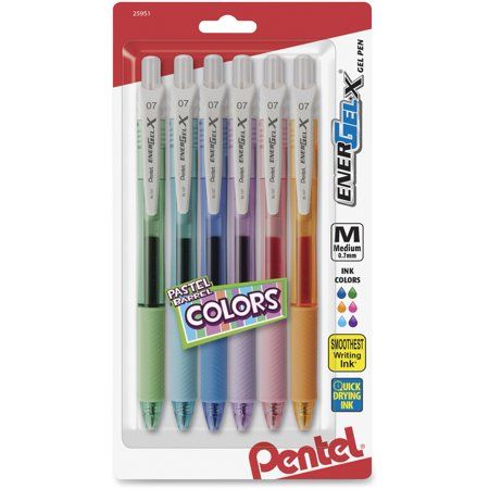 Pentel Energel, Gel Ink Pens, Ink Pens, Color Help, Colour Tint, Rollerball Pen, 6 Packs, Ink Color, Gel Pens