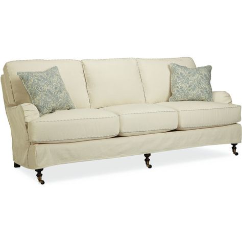 Lee is a manufacturer that reveres quality and uses only the finest materials available and makes every piece of furniture right here in the USA Family Room Seating, Lee Industries Sofa, Family Room Chairs, Cottage Family Room, Blues And Neutrals, Great Room Furniture, Cottage Family, English Roll Arm Sofa, French Coastal