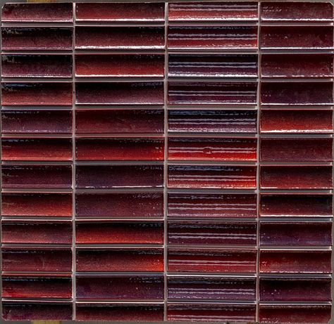 Close up of red, glazed, concave shaped brickwork. Glazed Brick, Red Glaze, Brick Architecture, Architectural Projects, Service Projects, Aesthetically Pleasing, Blinds, Glaze, The Day