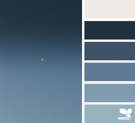 Color Luna | design seeds | Bloglovin’ Design Seeds, Design Seeds Color Palette, Seeds Color Palette, Seeds Color, Color Concept, Blue Colour Palette, Color Harmony, Color Balance, Paint Colors For Home